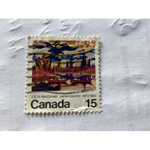 1 Timbre, Peinture De J.E.H. Mac Donald, Canada 15, Année 1973
