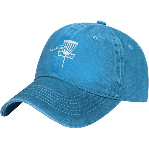 Chapeau De Golf À Disque, Casquette De Baseball De Cowboy Réglable Pour Hommes Et Femmes, Casquette De Camionneur