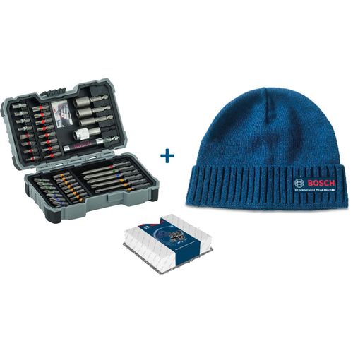 Coffret de 43 pièces de vissage + douilles + bonnet - BOSCH - 0615997658