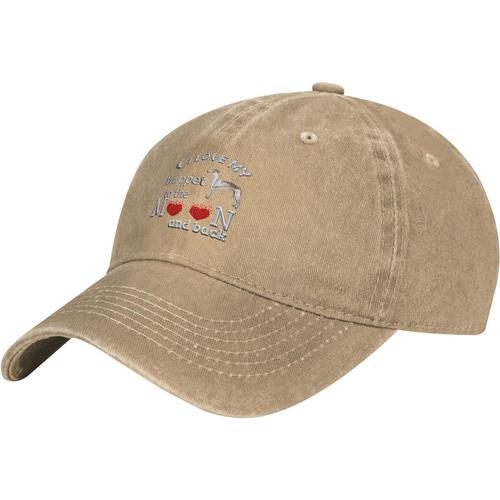 Casquette De Baseball Réglable Pour Hommes Et Femmes, Chapeau De Chien I Love Whippet, Casquette De Camionneur