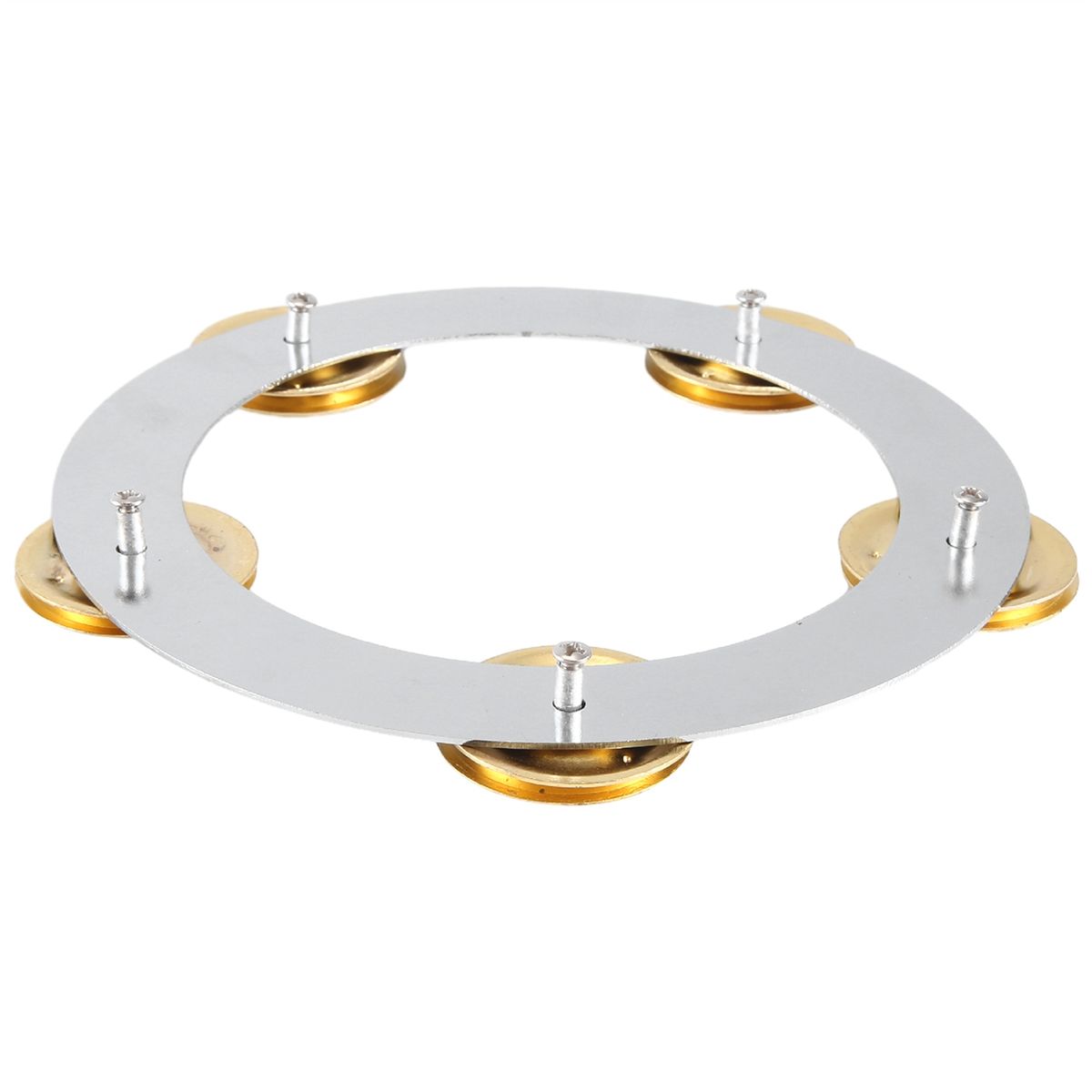 Rack Drum Hi-Hat Bell Mtal Jazz Drum Steel Tambourin Instru... - 6