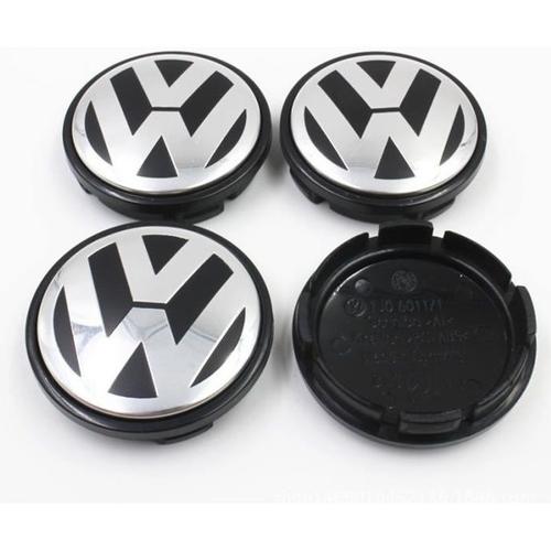 Centre Roue 4×Od56mm Cache Moyeux Pour Volkswagen Golf Badge Logo