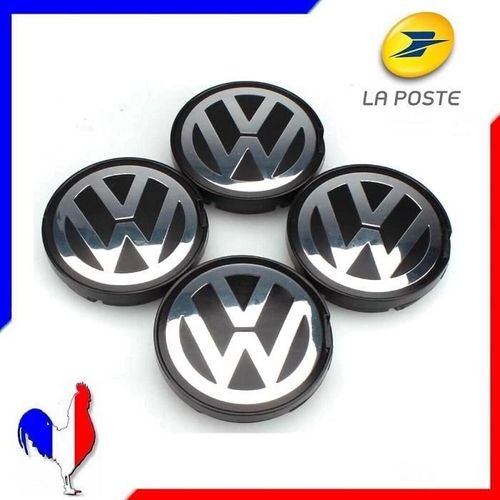 4 X Centres De Roue Caches Moyeux Vw 55mm Volkswagen 6n0601171 Ms47 Fr