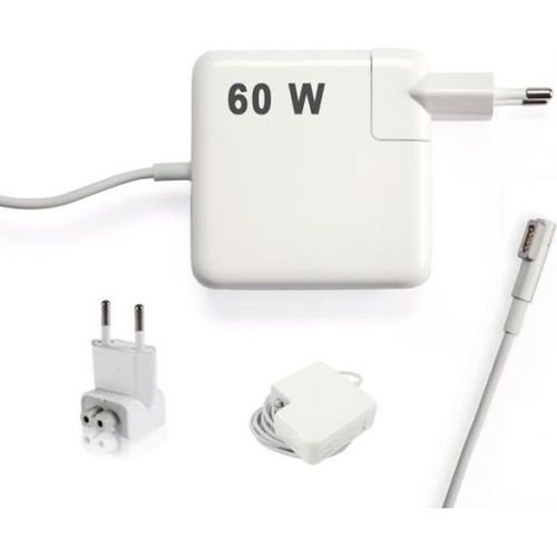 60W Adaptateur Chargeur compatible pour Magsafe Mac 16.5V 3.65A