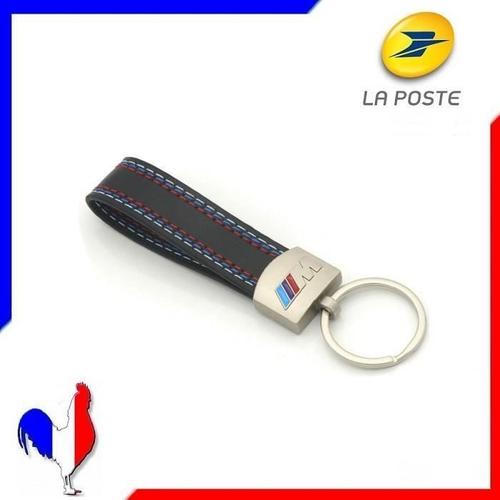 Porte clés BMW M Porte clé clef clefs BMW cuir BMW M PERFORMANCE MS47 FR