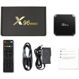 Ue Plug - 1G 8G - Boîtier TV X96 MINI S905W Quad Core 64 bit, Android, 4K,  1080P, Full HD, IPTV, lecteur multimédia, décodeur, avec WiFi 2.4GHz