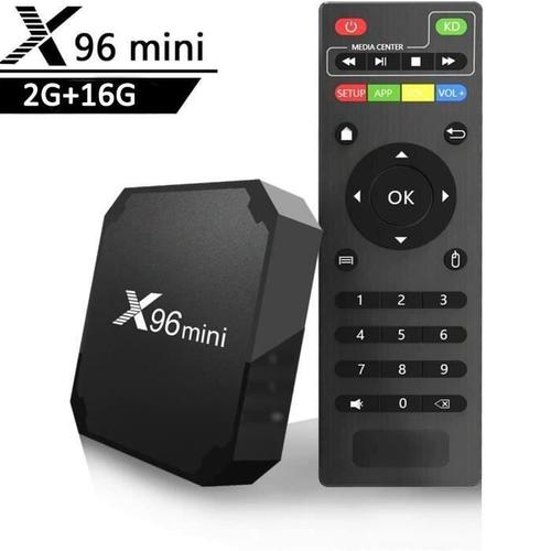 X96 MINI TV BOX 2GO + 16GO Android 9.0 Multi-Core 64bit 4KHD 2.4G