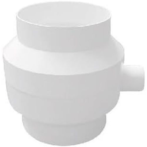 Collecteur d'eau de condensation - Diamètre : 125 mm - Blanc