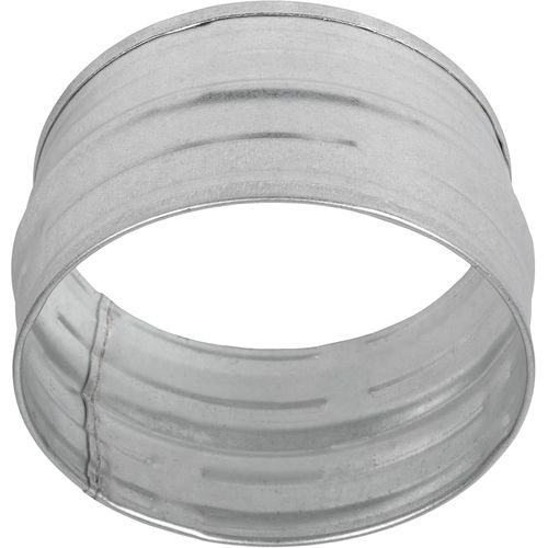 Raccord de tuyau rond de 120 mm de diamètre - Connecteur de conduit de ventilation en métal - Rallonge de purge - Raccord de tuyau en métal galvanisé - Raccord de ventilation pour sèche-linge