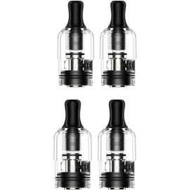 GeekVape S Pod Cartridge | Geekvape S Cartridge 0.8ohm(14-18W) 2ml fit Wenax M1 Filter Drip Tip for E Cigarette Wenax S3/Stylus/S-C Kit (4 Pcs) - No Liquid No Nicotine