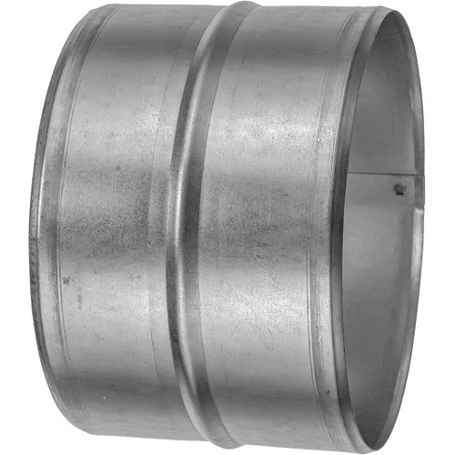 Raccord de tuyau en acier galvanisé 160 mm - Rallonge ronde de conduit d'aération - Raccord de tuyau en métal - Raccord de tuyau galvanisé