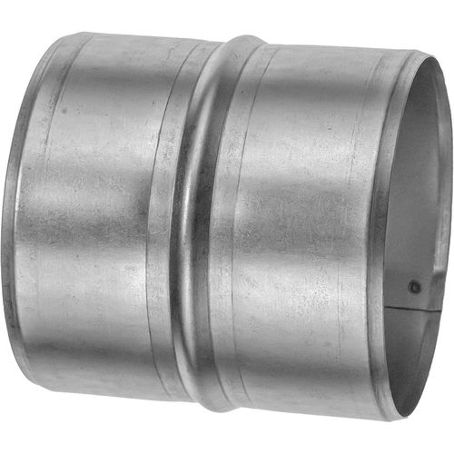 Raccord de tuyau en acier galvanisé 120 mm - Rallonge ronde de conduit d'aération - Raccord de tuyau en métal - Raccord de tuyau galvanisé
