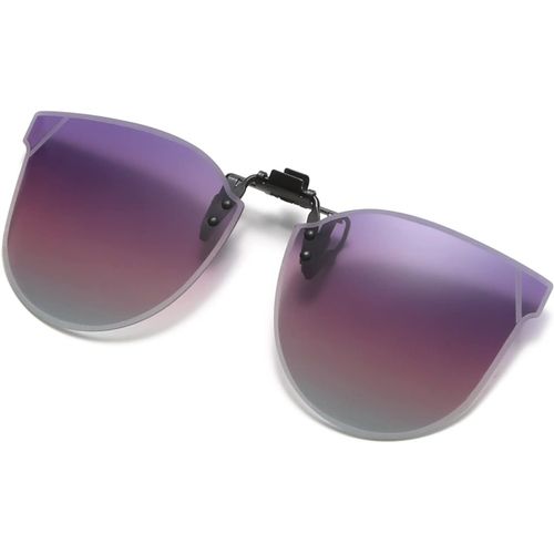 Lunettes De Soleil Polarisées Cat Eyes Clipser - Pour Femmes Hommes Flip-Up Uv 400 Protection Clip-On Anti Glare Shade Conduite Extérieur