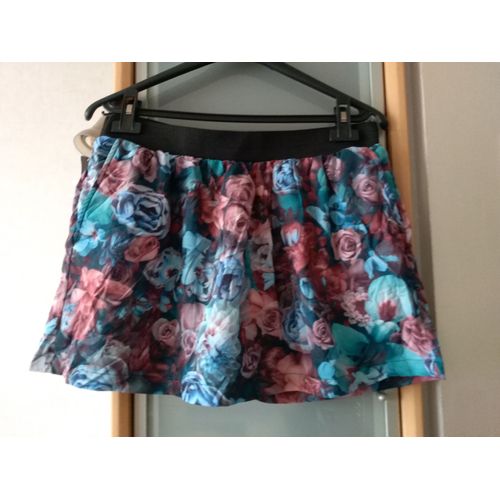 Short Jupe Neuf Taille 44 Motif Floral Kiabi