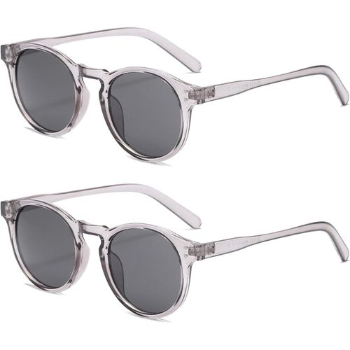 Lunettes de Soleil Rondes Retro pour Hommes et Femmes Protection UV400