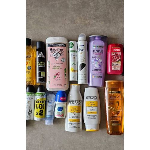 Lot De Shampoings Gel Douche Déodorants 