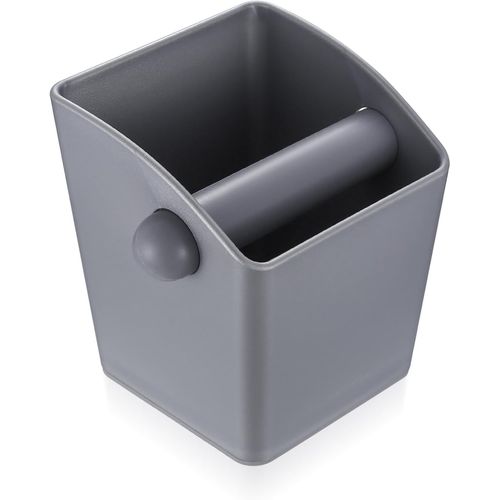 KAL-Récipient À Café Pour Porte-Filtre, Accessoires Pour Machine À Café Porte-Filtre, Boîte À Expresso Pour Conteneurs De Marc De Café, Boîte De Ramassage Barista Knock Box, Argenté