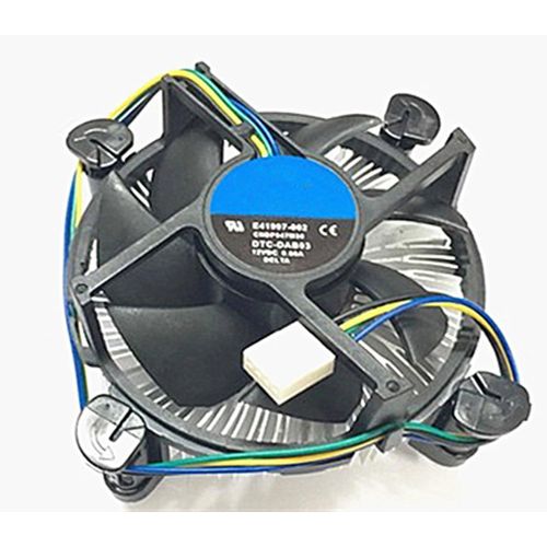 KALANKA-Core i3/i5/i7 Socket 1150/1155/1156 Refroidisseur CPU 4 broches avec dissipateur thermique en aluminium et ventilateur de 3,5"" pour ordinateur de bureau