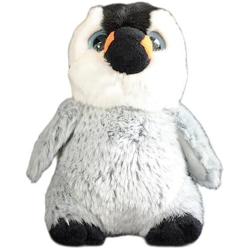 KALANKA-Jouets en Peluche Manchot 19cm/7\u201d Simulation Jouet en Poupée Réaliste Peluche Pingouin Animaux Sauvages en Peluche Cadeau pour Les Amis et Les Enfants Joli bébé Pingouin