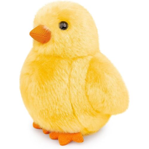 KALANKA-Jouets en Peluche Poule 10cm/4\u201d, Simulation Jouet en Peluche Poule Poupée Réaliste Jouets Animaux Sauvages en Peluche Poule la volaille, Cadeau pour Les Amis et Les Enfants