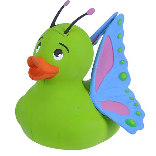 KALANKA-Wild Republic Rubber Duck Papillon, Canard en Caoutchouc, Jouet de Bain, Idée Cadeau pour Bébé, Canard en Plastique, Super Cadeau pour Les Enfants et Les Adultes, 10 cm