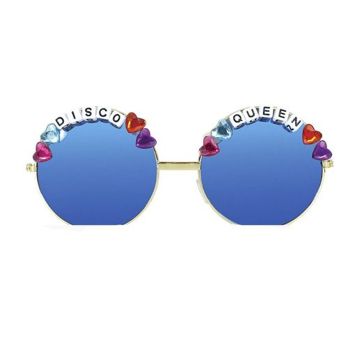 Paire De Lunettes Festives Disco Queen Femme