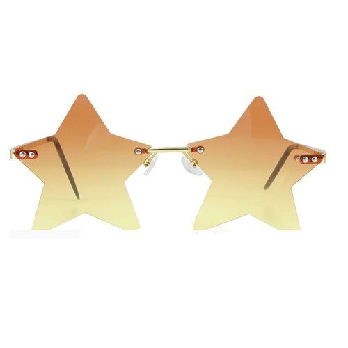 Paire De Lunettes Festives Étoiles Hippie Adulte