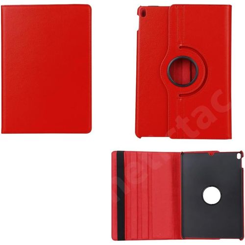 Kalanka-Étui Intelligent Pour Ipad Mini 5/Mini 4 (7,9"") Avec Fonction Veille/Réveil Automatique, Support Rotatif À 360°, Cuir Pu, Résistant Aux Chocs (Rouge)