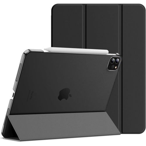Kalanka-Étui Pour Ipad Pro 11 Pouces, Modèle 2022/2021/2020/2018, Support La Charge De Pencil, Housse Coque Intelligent Réveil/Sommeil Automatique (Noir)