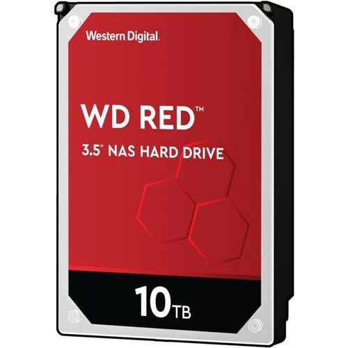 WD Red Plus WD101EFAX - Disque dur - 10 To - interne - 3.5" - SATA 6Gb/s - 5400 tours/min - mémoire tampon : 256 Mo