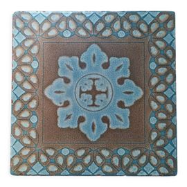 Carreau De Cramique Italienne Motifs Polychromes Multicolore