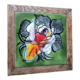 Dessous De Plat Avec Carreau De Faence Multicolore