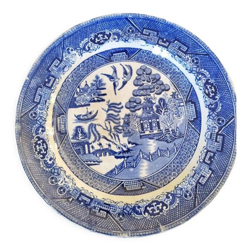 Assiette Xixeme Bleu