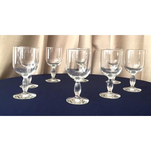 Suite De 8 Verres A Porto Ou Vin Cuit A Pied En Cristallin Art De La Table Transparent