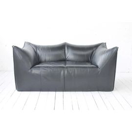 Canap Le Bambole 2 Places Conu Par Mario Bellini Pour Bampb Italia Noir