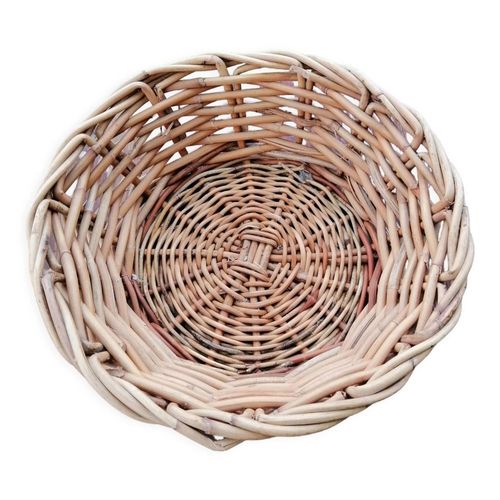 Paniere a fruits ou autres en osier beige