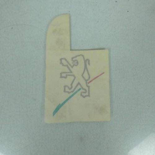 Déco Lion Tablier Avg Pour Scooter Peugeot 50 Rapido 725303nr Neuf