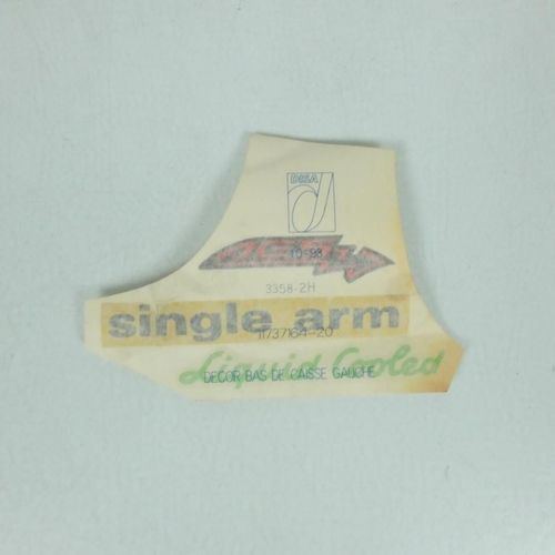 Autocollant Single Arm Pour Scooter Peugeot 50 Speedfight 1999 737164bj Neuf