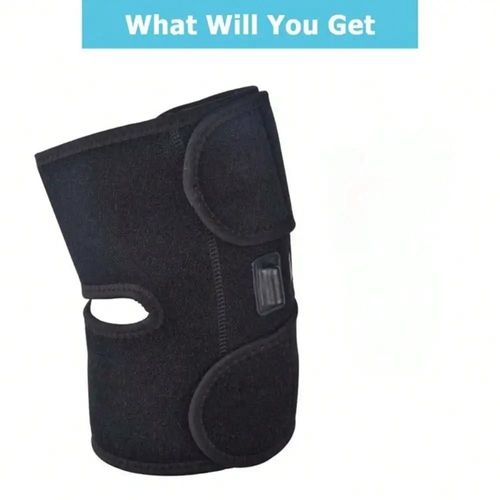 Masseur Électrique Ems Pour Le Cou, Mini Patch Cervical Pour Le Dos, Stimulateur, Tapis De Massage, Coussin De Gel Portable, Autocollants Fins-Noir (Chauffage Uniquement)