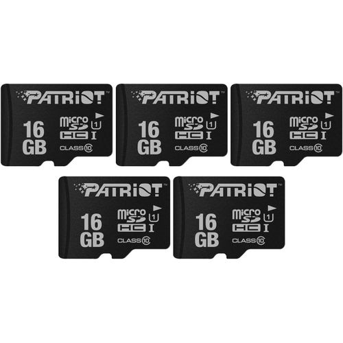 KALANKA-Carte Mémoire Flash MicroSD LX Serie 16Go - PSF16GMDC105 - Paquet de 5