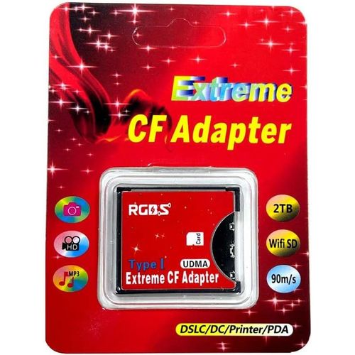 KALANKA-Rgbs SD SDHC SDXC à haute vitesse Extreme Compact Flash CF Type I UDMA mémoire adaptateur de carte prise en charge 16/32/64/128 Go