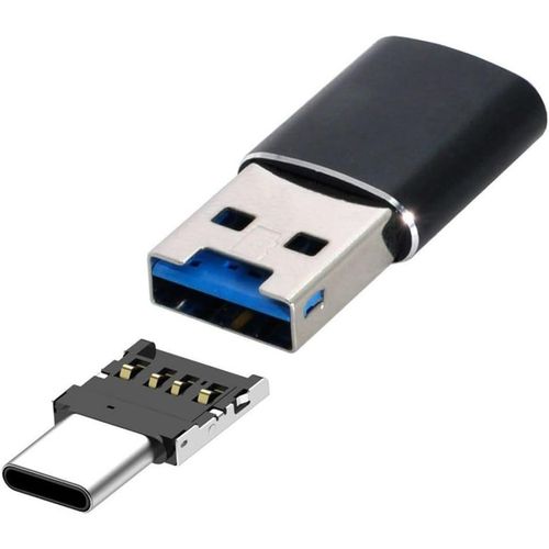 KALANKA-ChenYang Lecteur de carte micro SD USB 3.0 vers micro SDHC/Micro SDXC/TF Adaptateur avec adaptateur USB C OTG