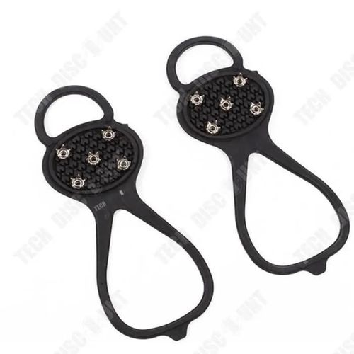 Crampons - Td® - Griffe À Glace 5 Dents - Antidérapant - Durable - Taille 185*75*3mm