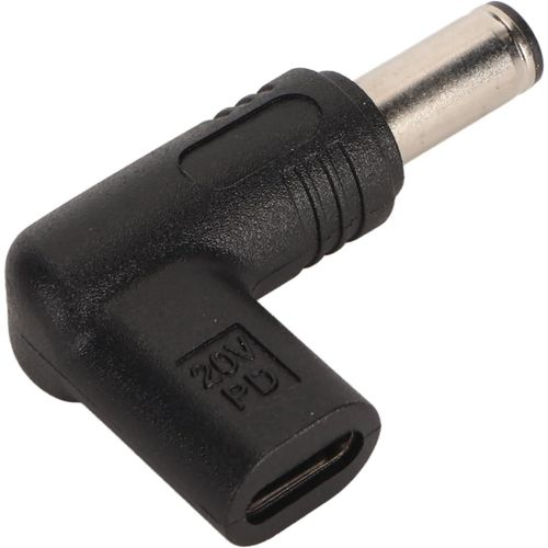 KALANKA-Entrée Femelle de Type C vers Adaptateur de Charge d'alimentation DC 6.0mm X 3.7mm, Adaptateur USB C vers DC coudé à 90 Degrés, Charge Rapide PD 100W