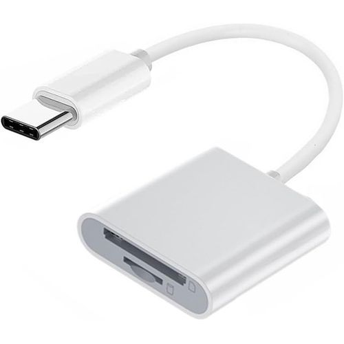 KALANKA-Adaptateur USB 2.0 Type C USB-C vers TF Micro SD SDXC SDHC Lecteur de Carte Adaptateur Compatible avec MacBook Ordinateur Portable Tablette Téléphone