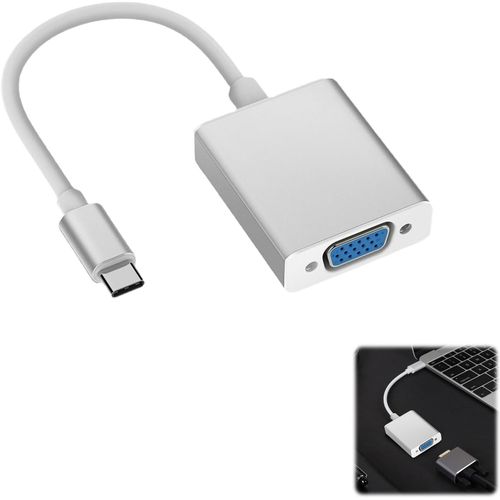 KALANKA-Adaptateur Vga, VGA USB C, USB-C VG A, USB C V GA, US B C vers VG A, US B C Hdmi VG A, Type C VG A, Câble V GA U SB C, Adaptateur V GA U SB C, pour MacBook Pro/Air, pour iPhone 15 Plus Pro Ma