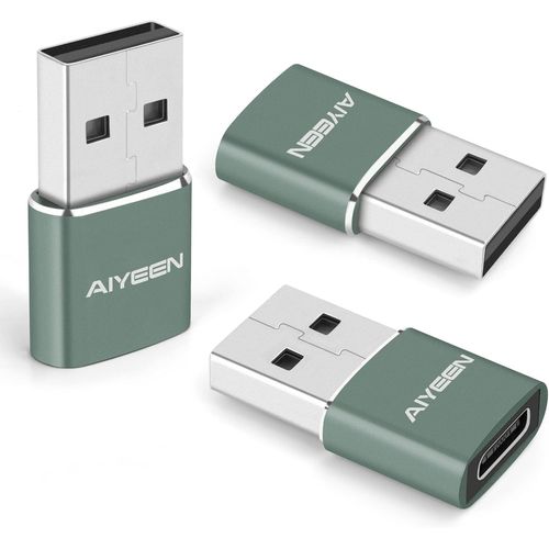 KALANKA-Adaptateur USB C Femelle vers USB A mâle amélioré, convertisseur de Type C vers USB A pour iWatch 7, MacBook, iPhone 11 12 13 14 Pro Max, iPad Mini 6, Samsung Galaxy S20 S21 S22 (3Pack DG)