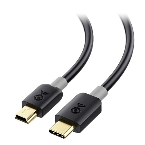 KALANKA-Cable USB C vers Mini USB (Câble Mini USB vers USB C) 1m en Noir