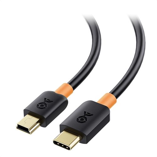 KALANKA-Câble USB C vers Mini USB (câble mini USB vers USB C) 2m en noir