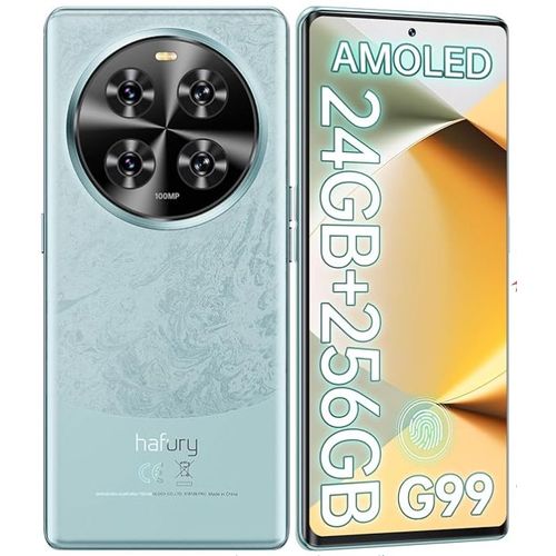 HAFURY Meet 4G Téléphone Portable,12Go+256Go Vert